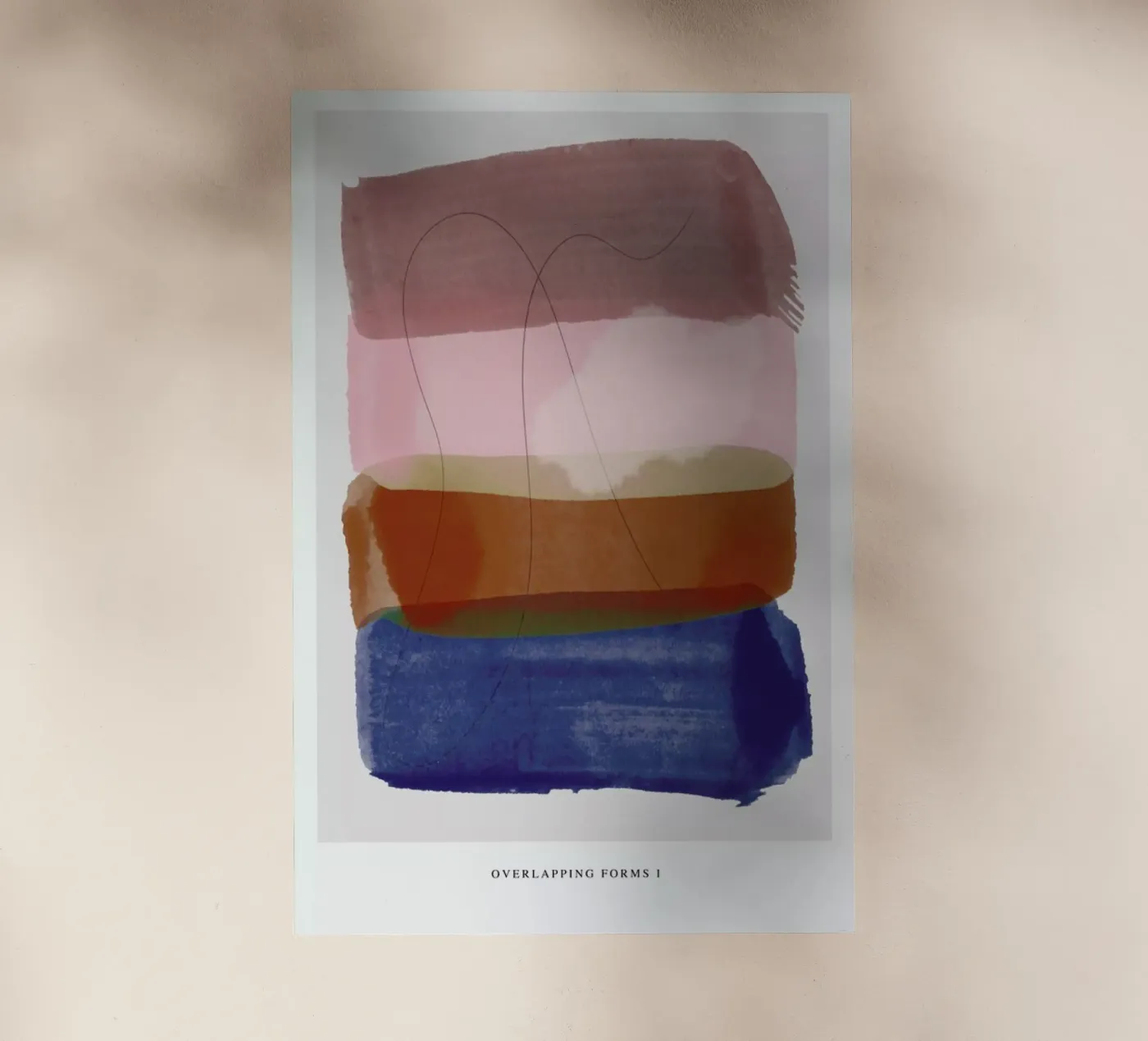 Overlapping Forms I backlit film by Pure