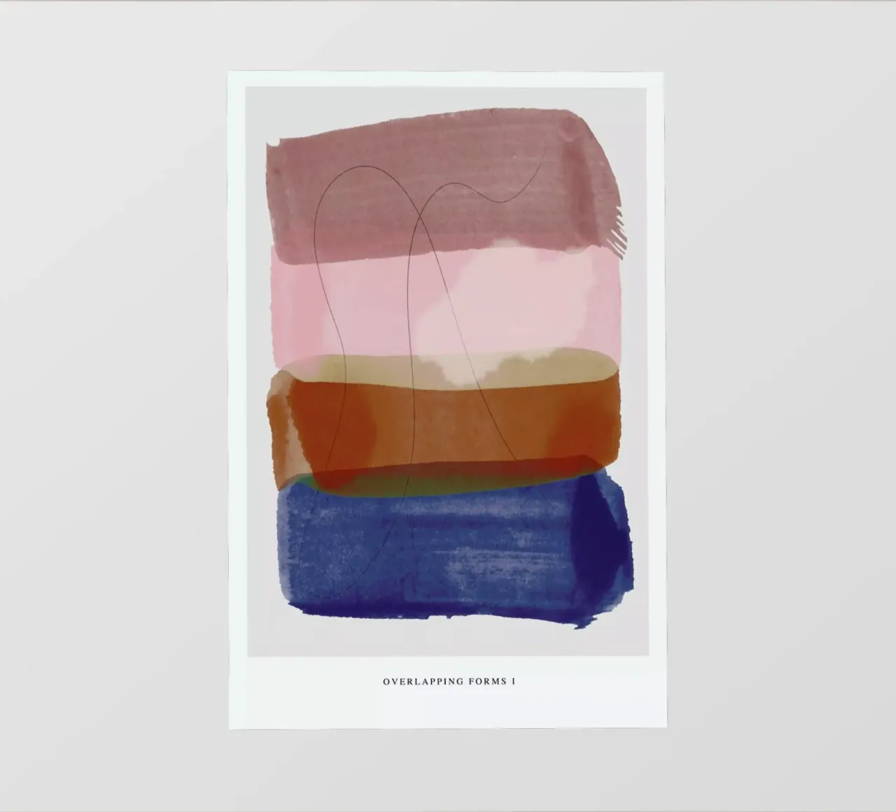 Overlapping Forms I pellicola backlit da Pure