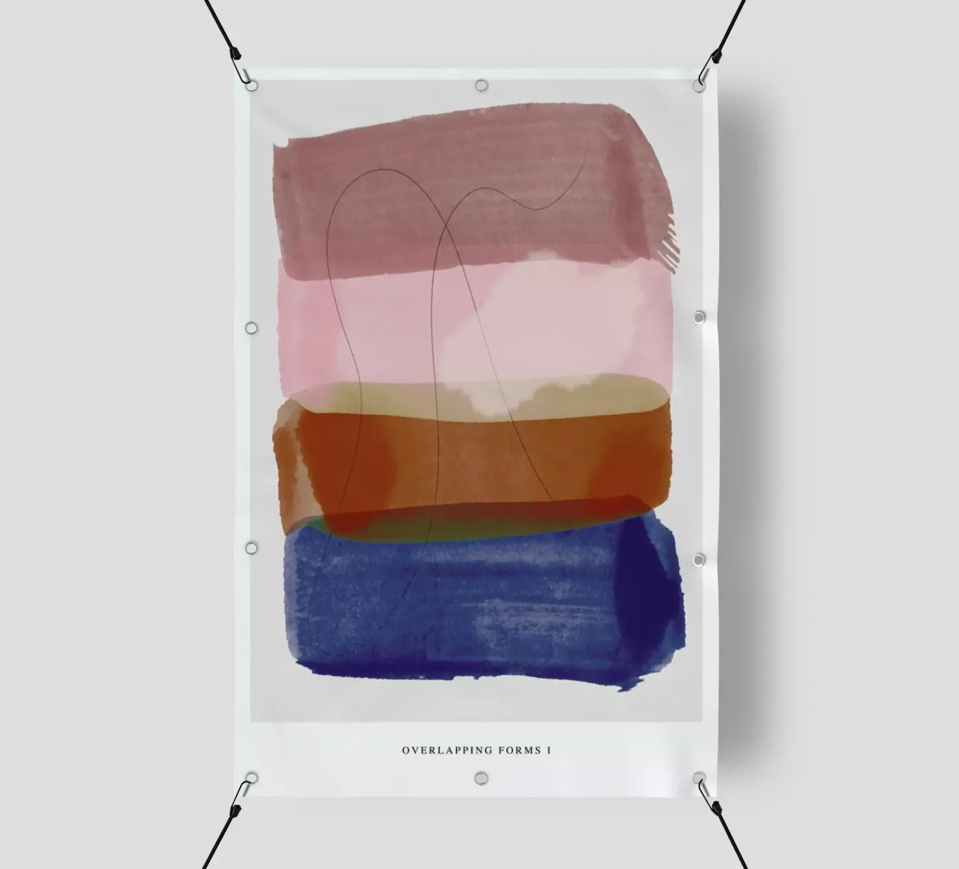 Overlapping Forms I PVC Plane von Pure