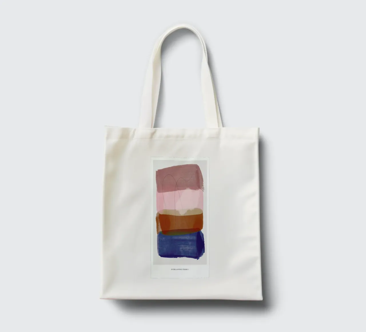 Overlapping Forms I borsa in juta da Pure