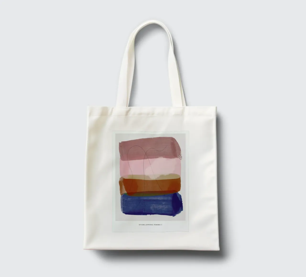 Overlapping Forms I borsa in juta da Pure