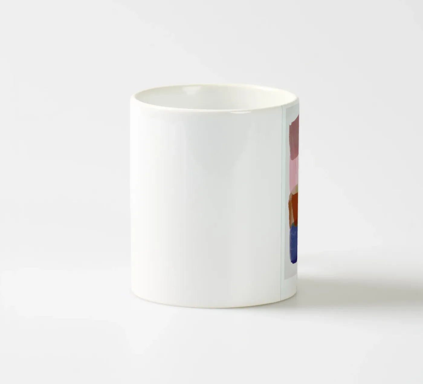 Overlapping Forms I Keramik Tasse von Pure