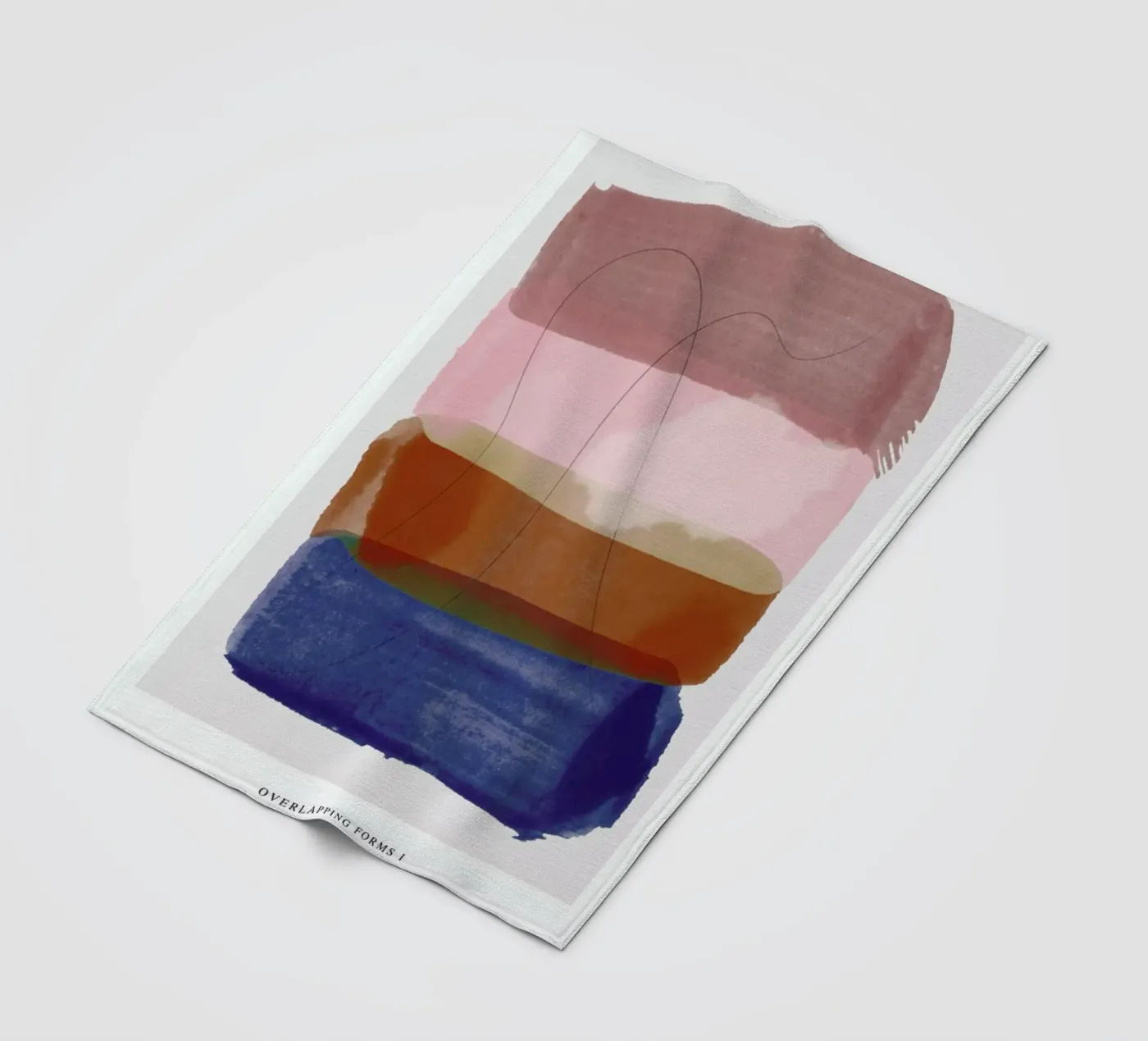 Overlapping Forms I fleecedeken van Pure