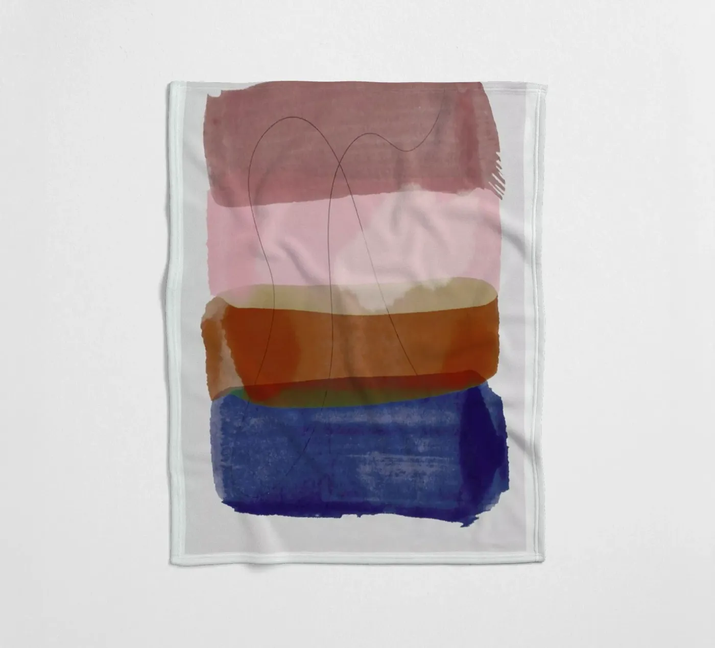 Overlapping Forms I fleecedeken van Pure