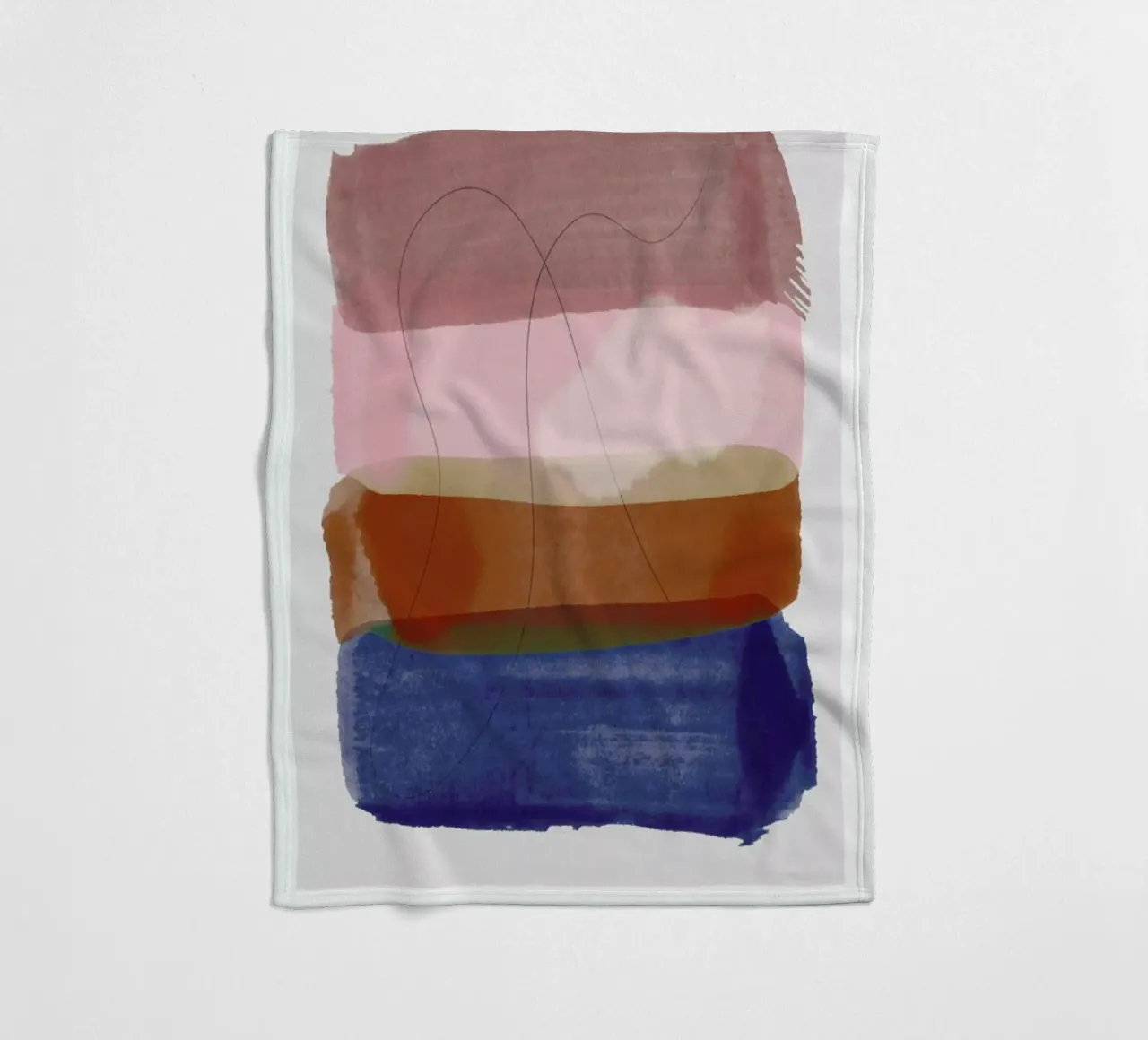 Overlapping Forms I coperta in pile da Pure