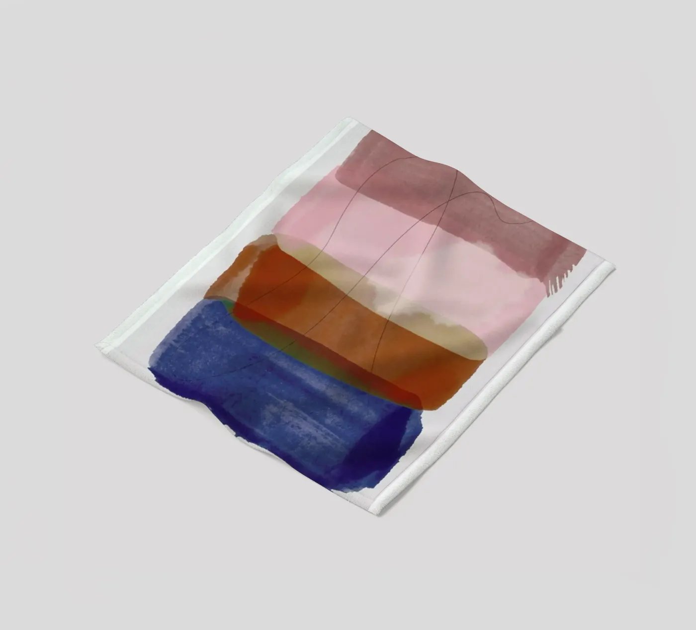 Overlapping Forms I Fleecedecke von Pure