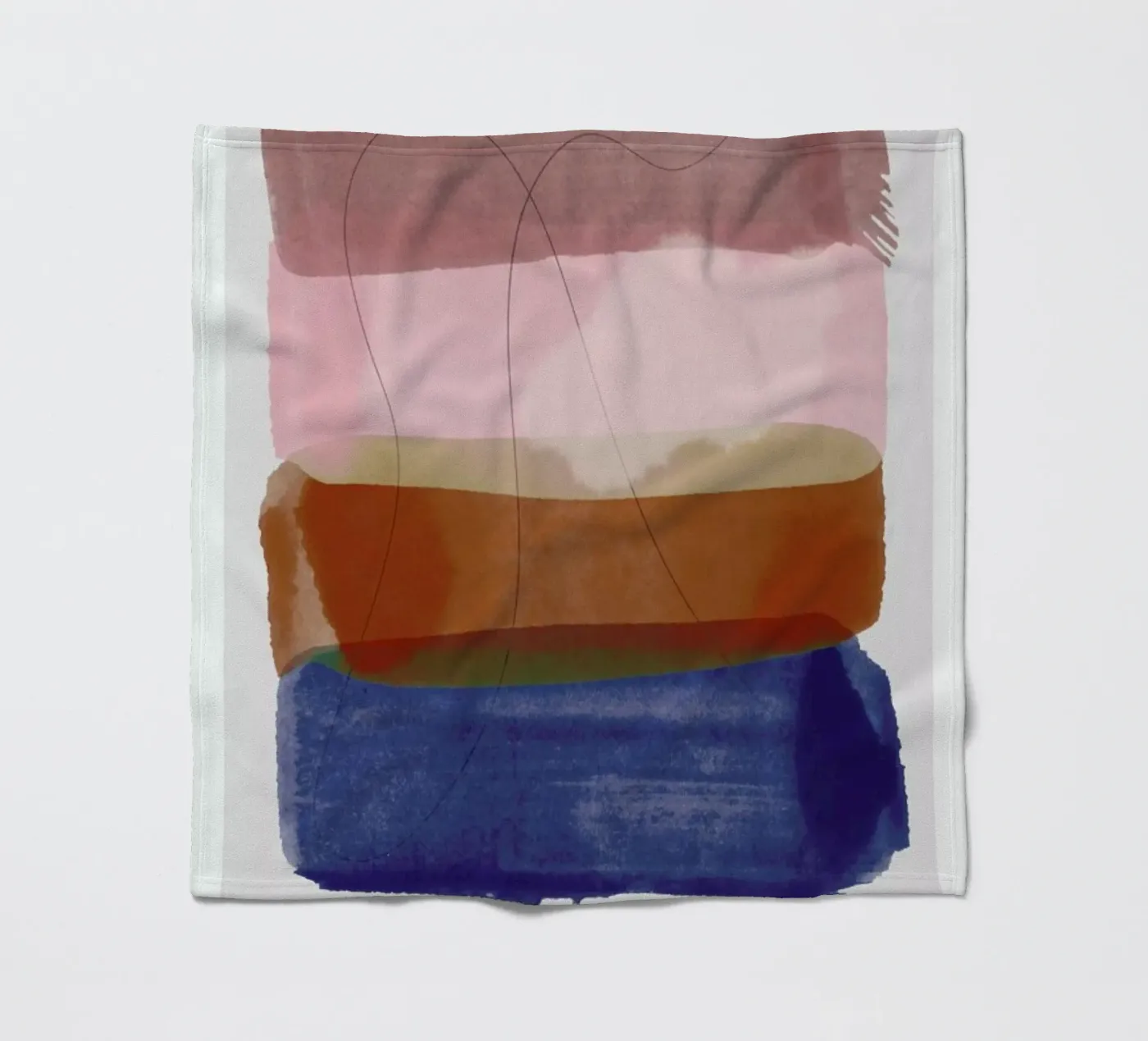 Overlapping Forms I fleecedeken van Pure