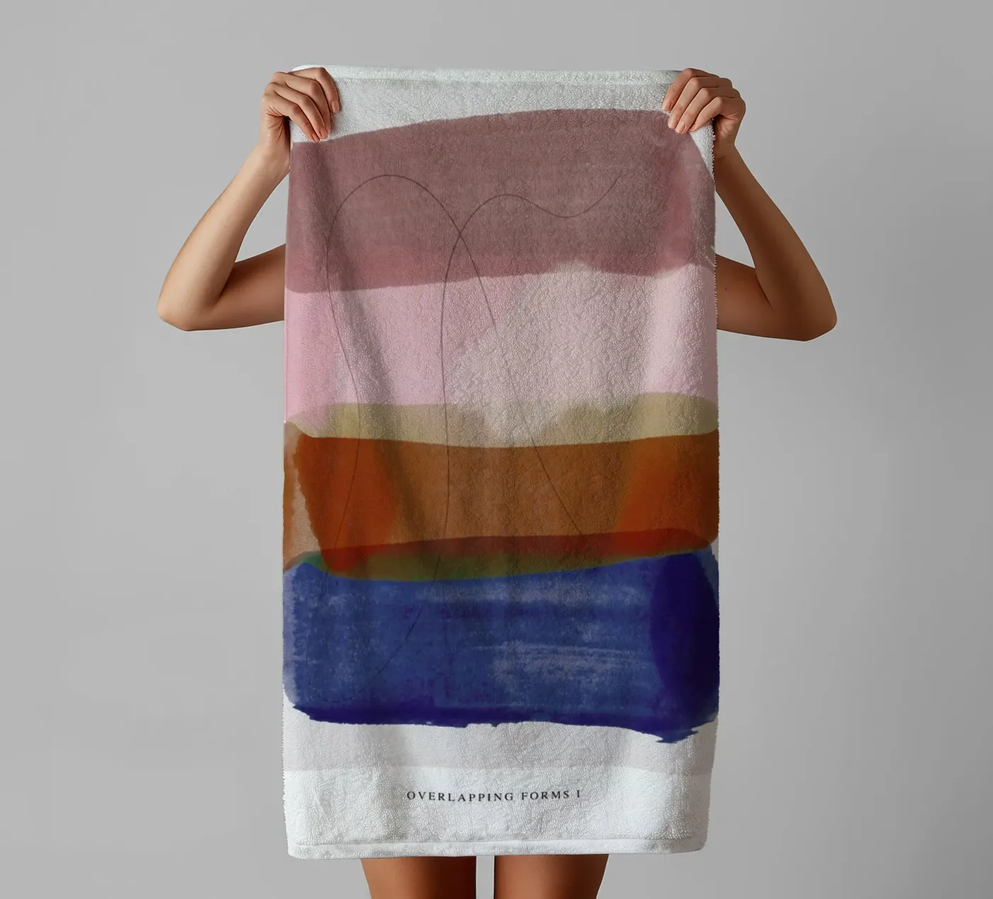 Overlapping Forms I badhanddoek van Pure
