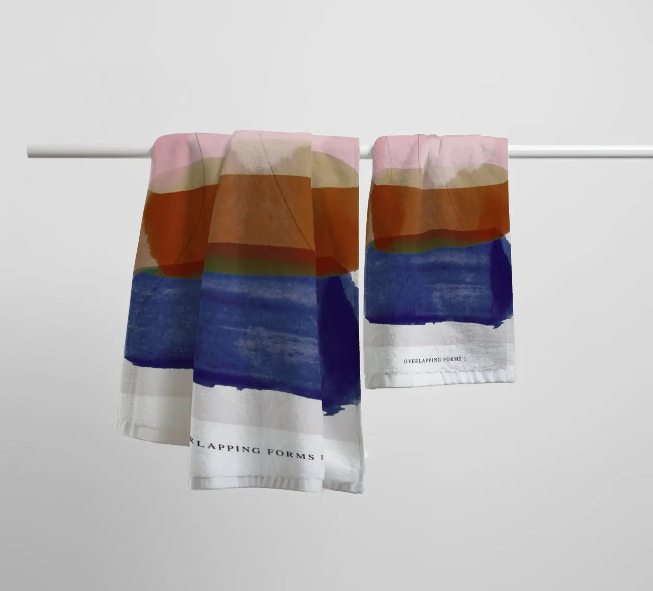 Overlapping Forms I asciugamano da bagno da Pure