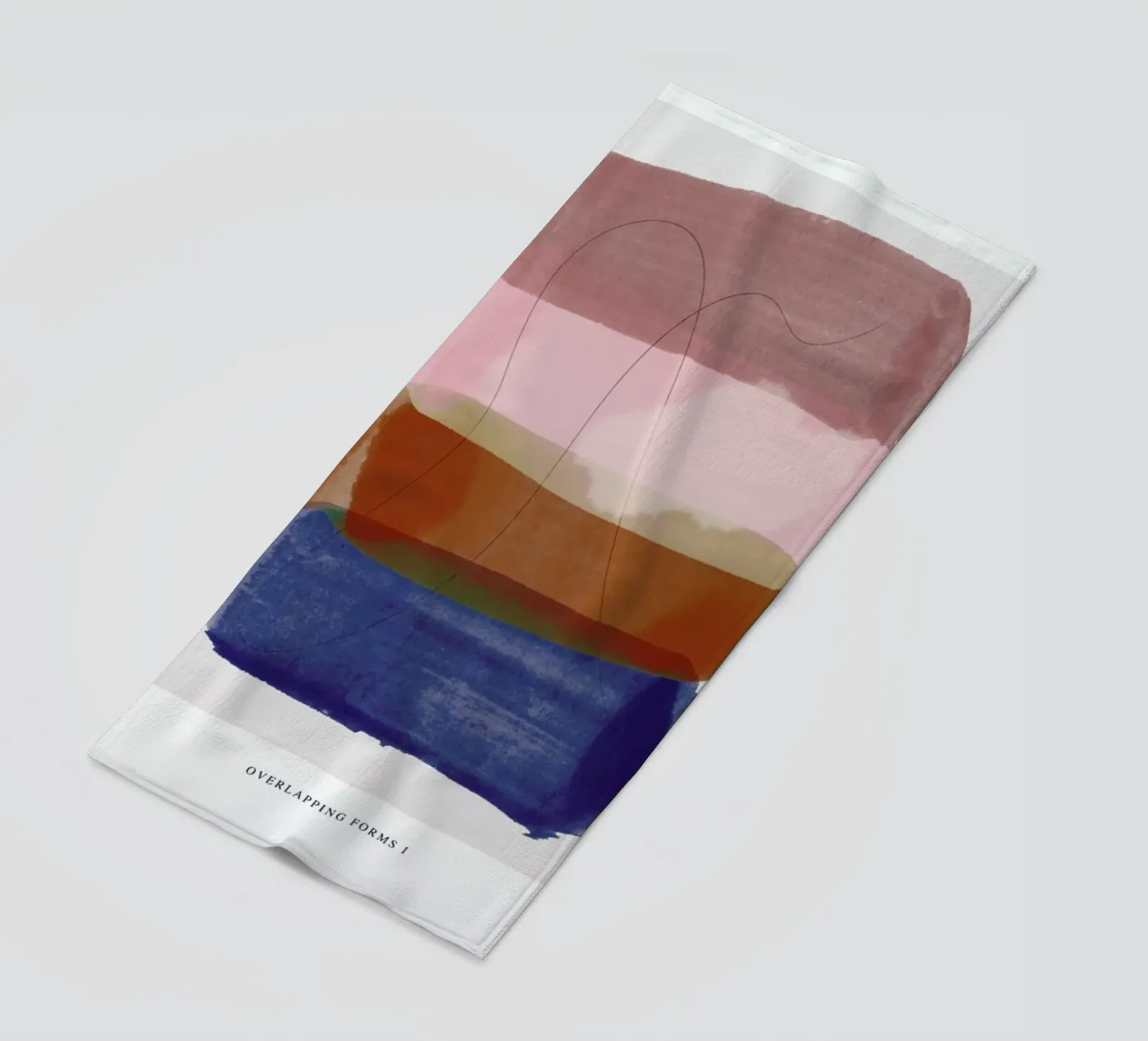 Overlapping Forms I Strandtuch von Pure