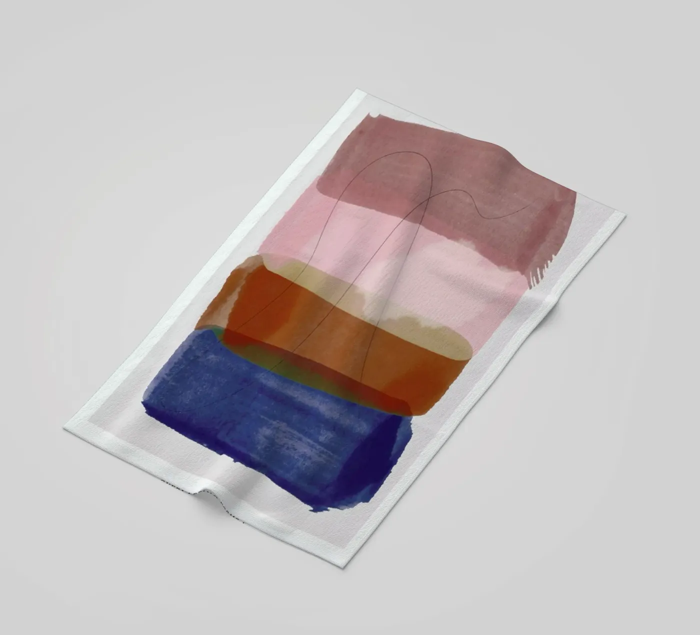 Overlapping Forms I Strandtuch von Pure