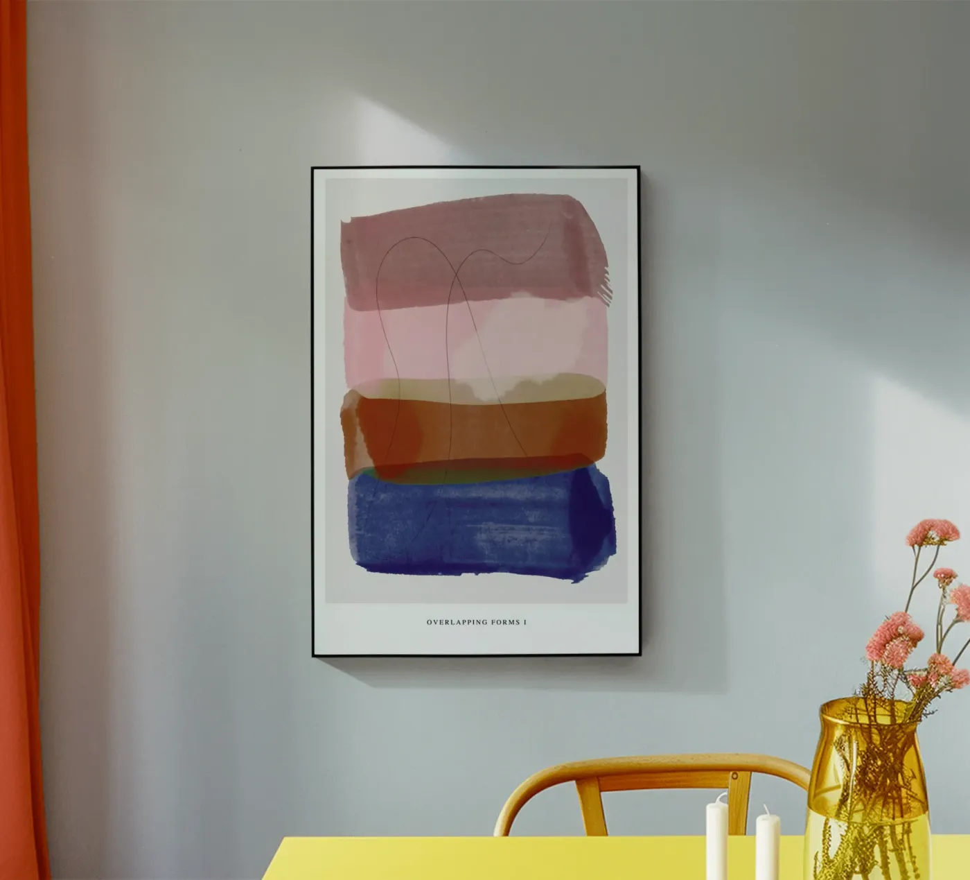 Overlapping Forms I acryl van Pure