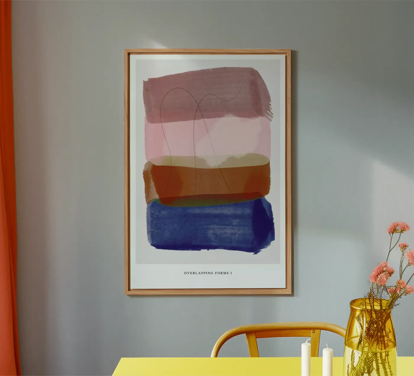 Overlapping Forms I alluminio dibond da Pure