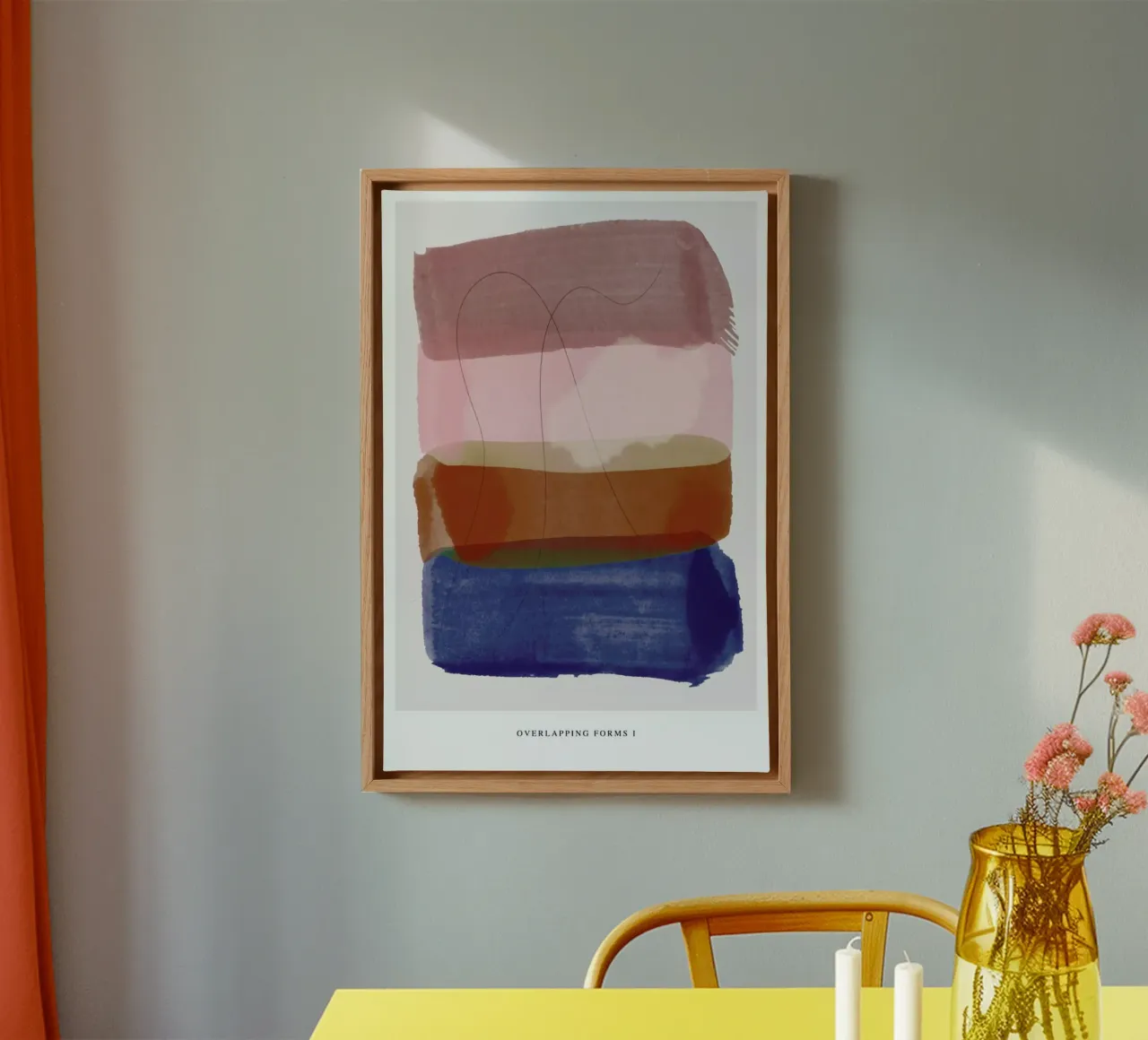 Overlapping Forms I canvas by Pure