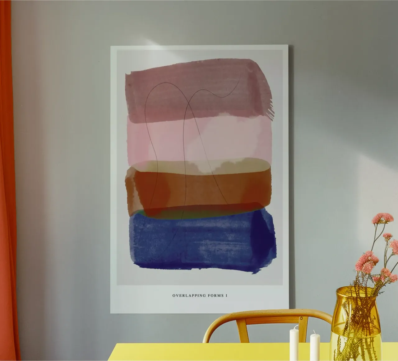 Overlapping Forms I canvas by Pure