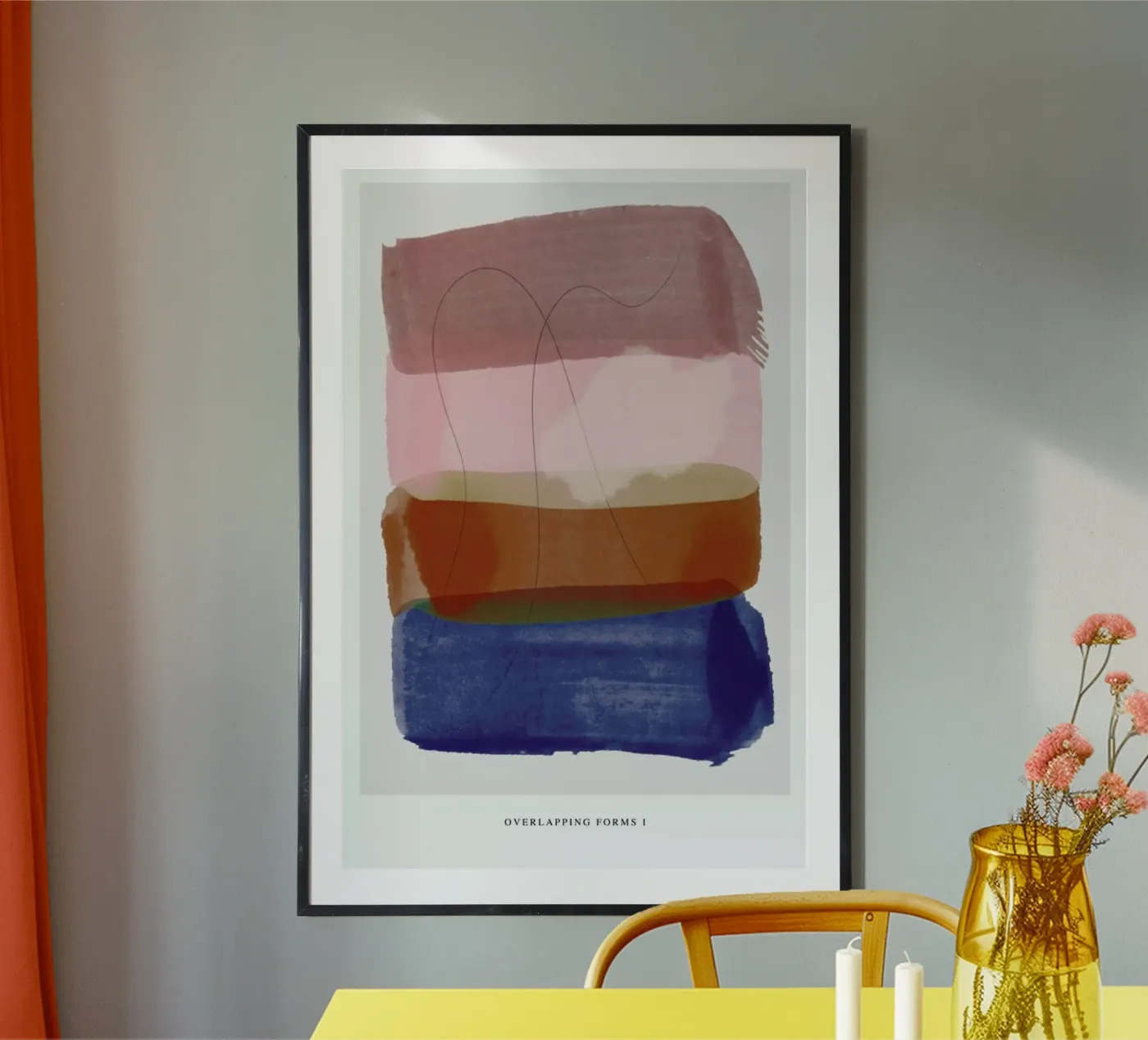 Overlapping Forms I Poster von Pure