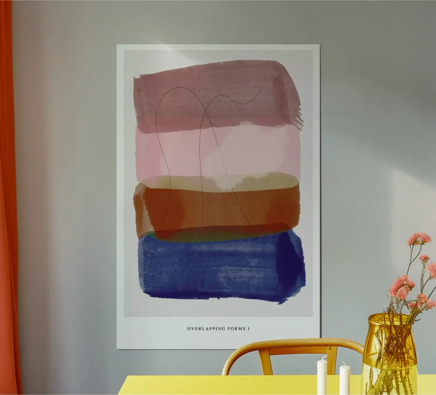 Overlapping Forms I Poster von Pure