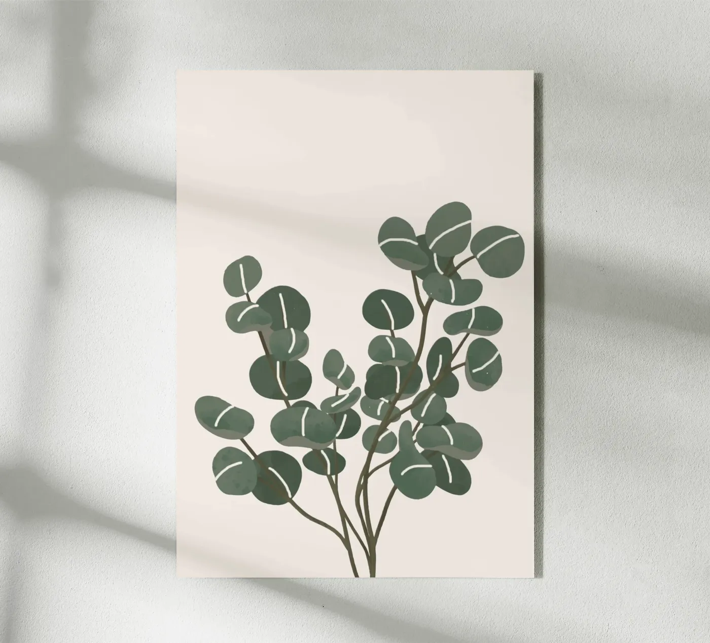 Little Eucalyptus acryl van Flow Line