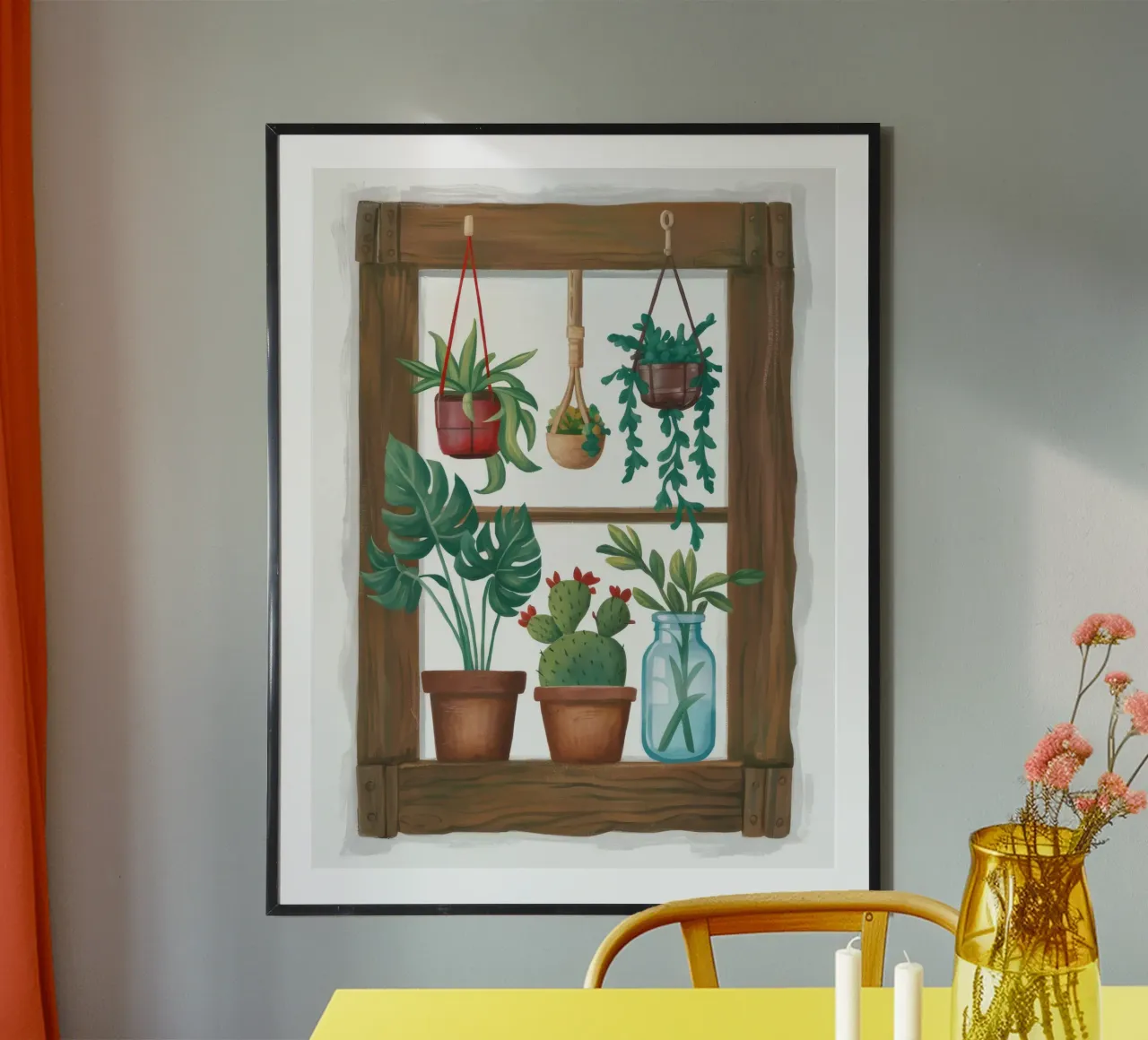 Telaio da giardino sospeso poster con telaio in plastica da Arcane Shade