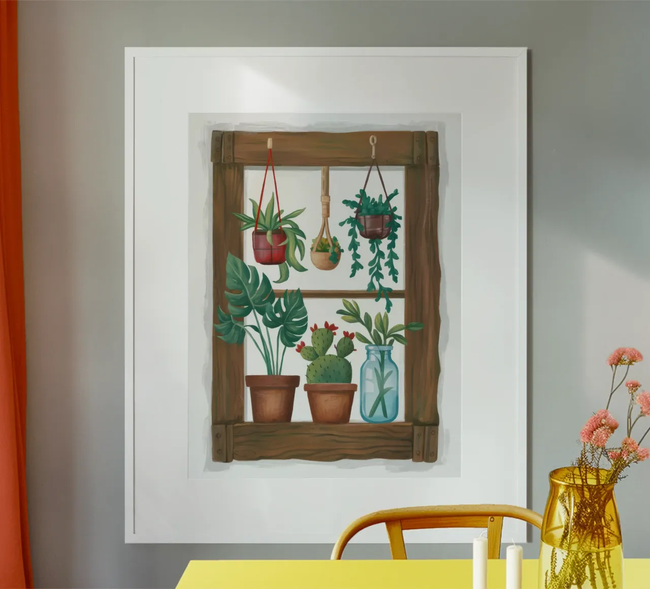 Telaio da giardino sospeso poster con telaio in plastica da Arcane Shade