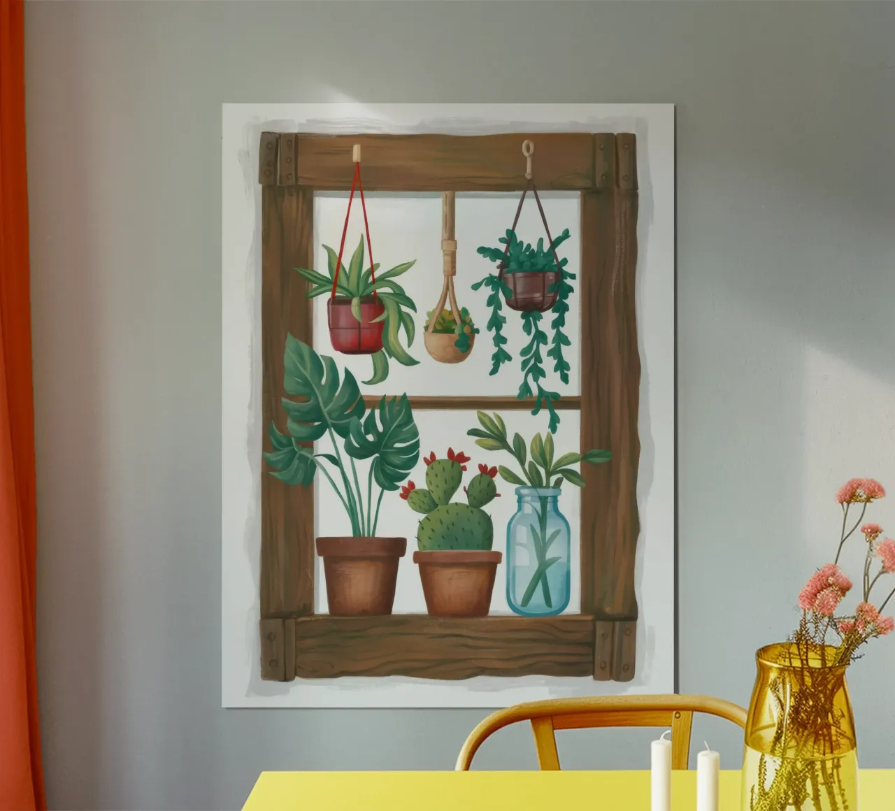 Telaio da giardino sospeso poster con telaio in plastica da Arcane Shade