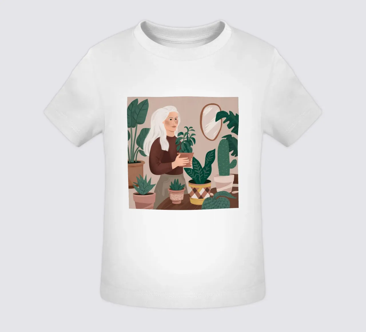 Pianta Serenity d'argento maglietta neonato da Arcane Shade