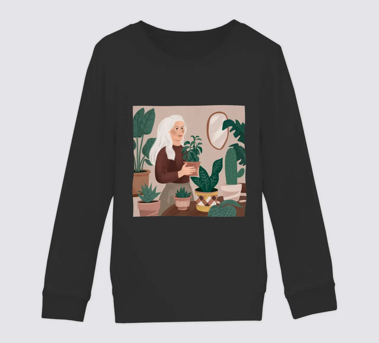 Pianta Serenity d'argento felpa bambino da Arcane Shade