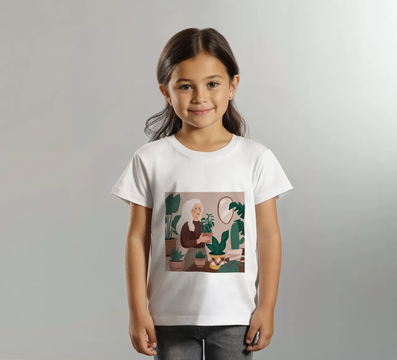 Pianta Serenity d'argento t-shirt bambini da Arcane Shade
