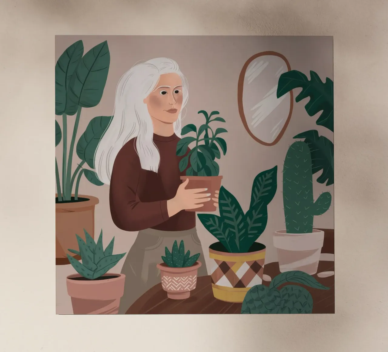 Pianta Serenity d'argento pellicola backlit da Arcane Shade