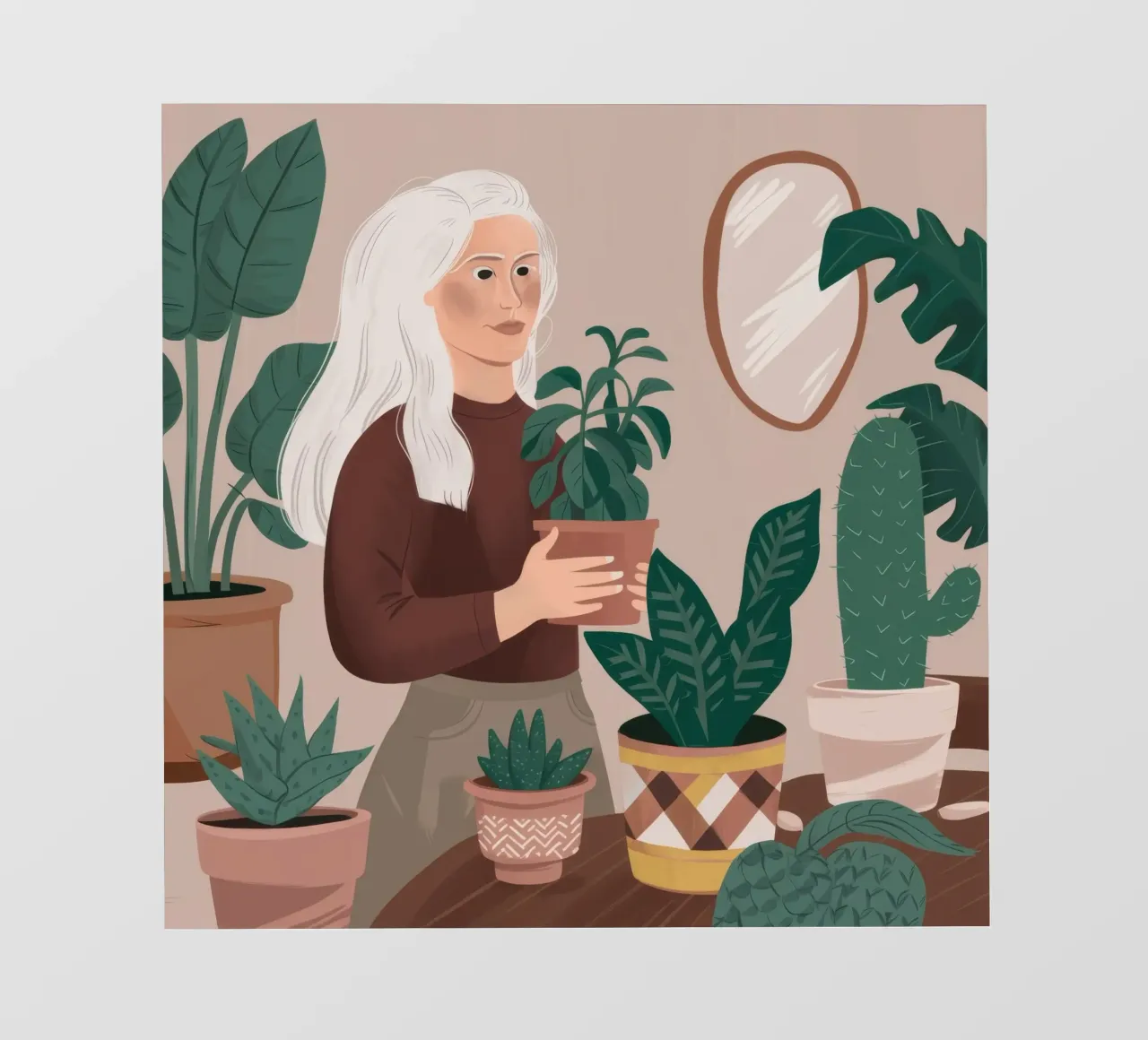 Pianta Serenity d'argento pellicola backlit da Arcane Shade