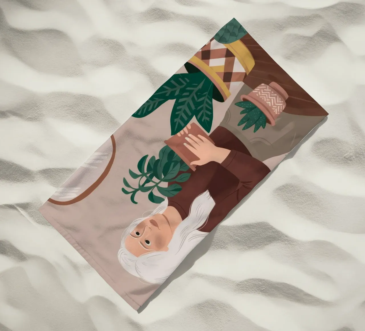 Pianta Serenity d'argento telo mare da Arcane Shade