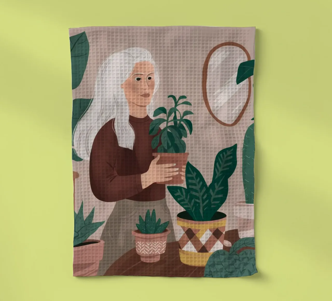 Pianta Serenity d'argento canovaccio da cucina da Arcane Shade