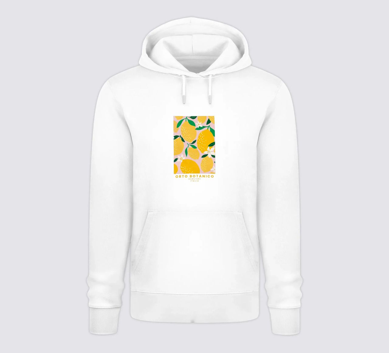 Orto Botanico felpa con cappuccio da Pure