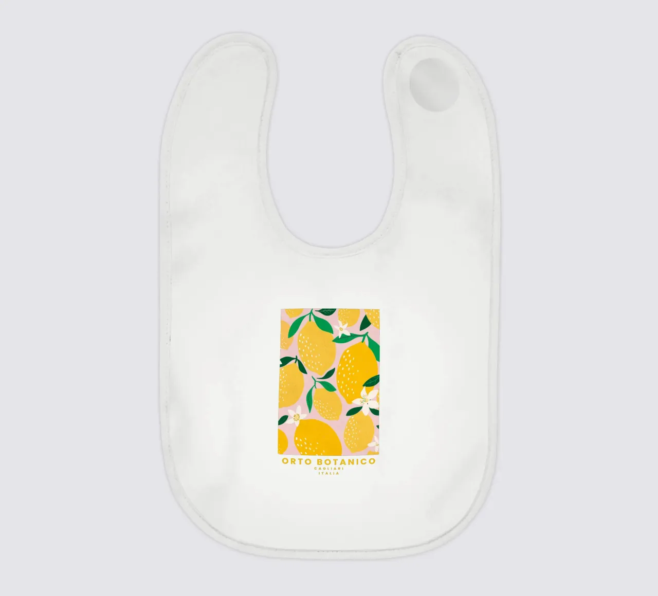 Orto Botanico baby bib by Pure