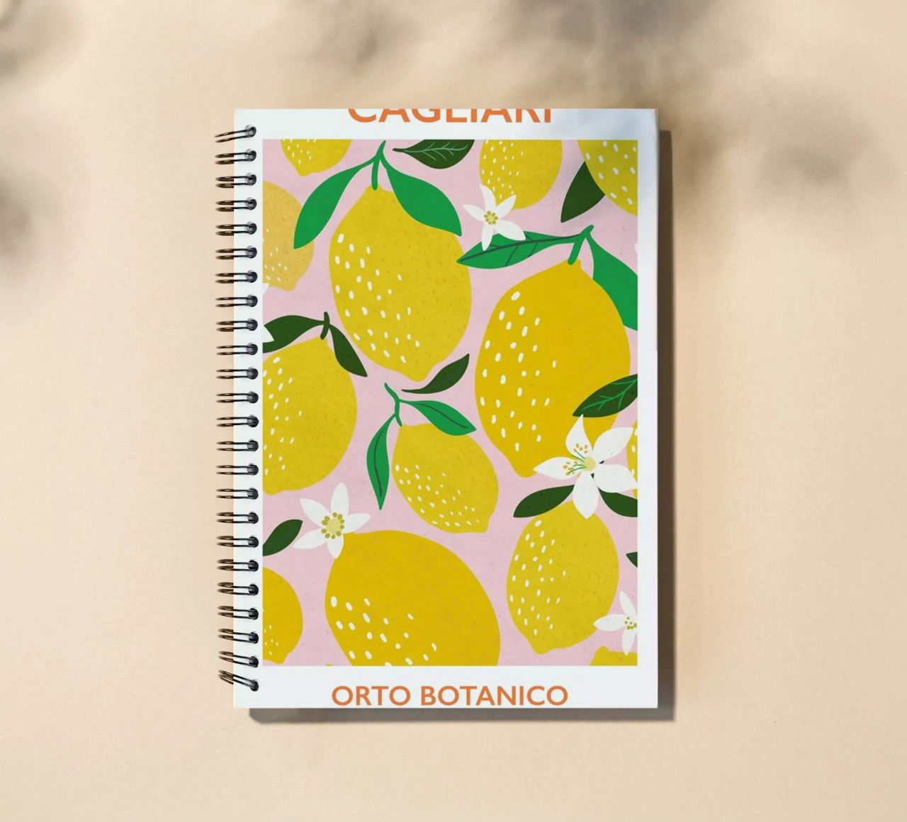 Orto Botanico notitieboek met spiraal van Pure