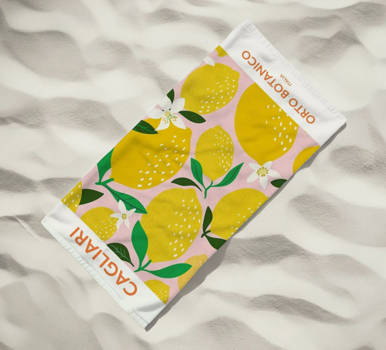 Orto Botanico serviette de plage de Pure