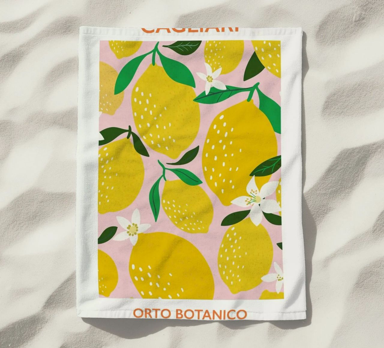 Orto Botanico serviette de plage de Pure