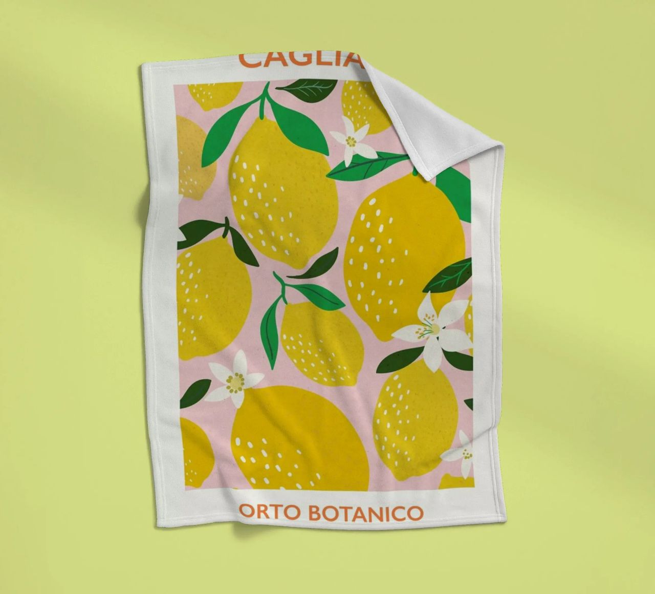 Orto Botanico fleece blanket by Pure