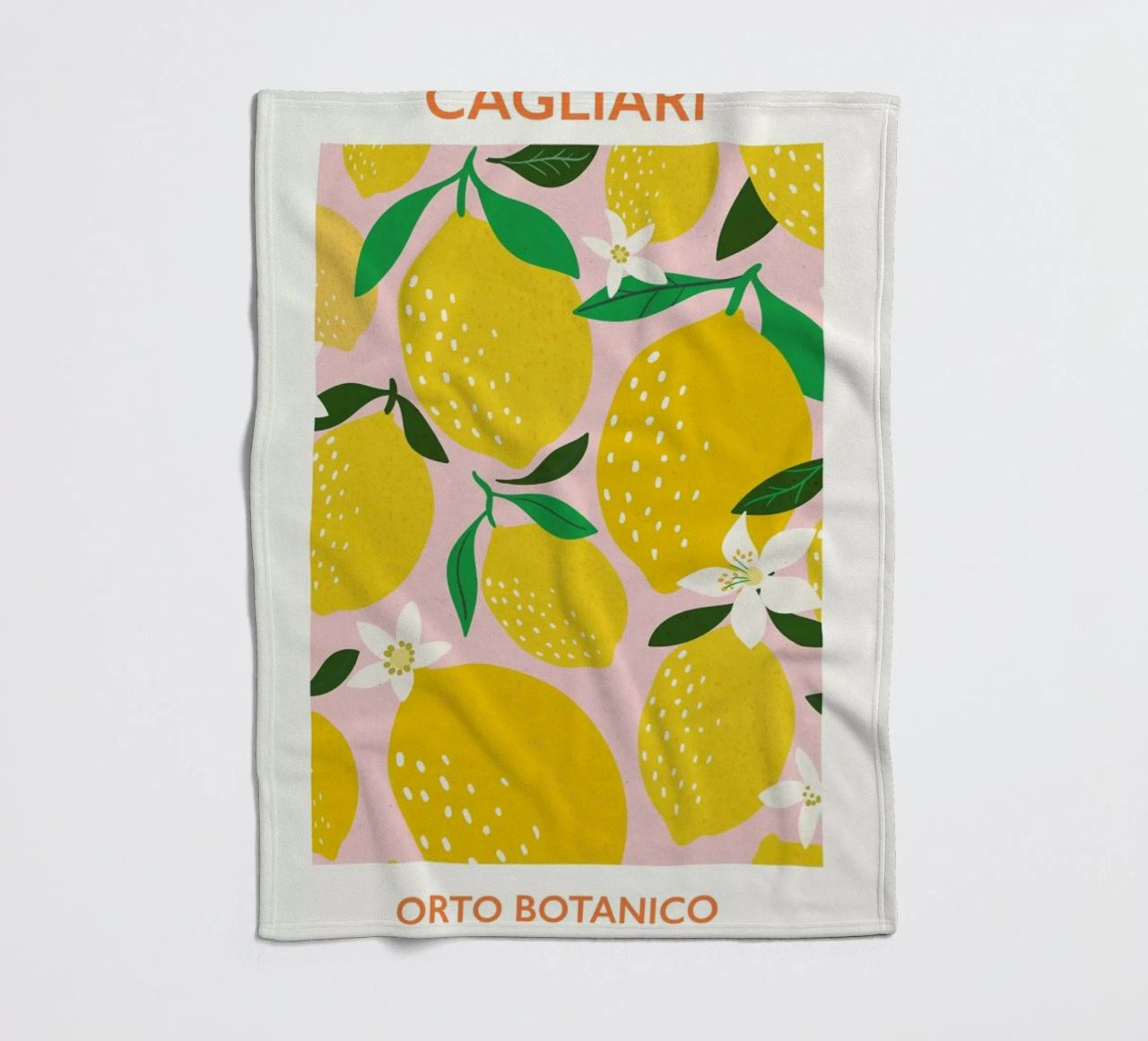 Orto Botanico fleece blanket by Pure