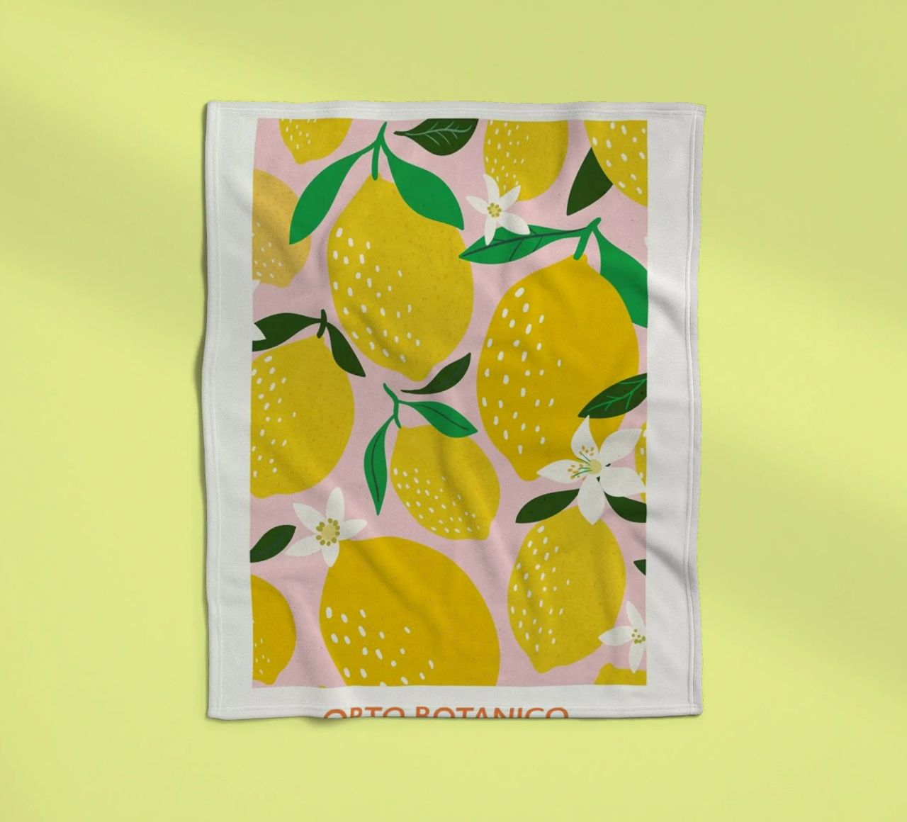 Orto Botanico fleece blanket by Pure