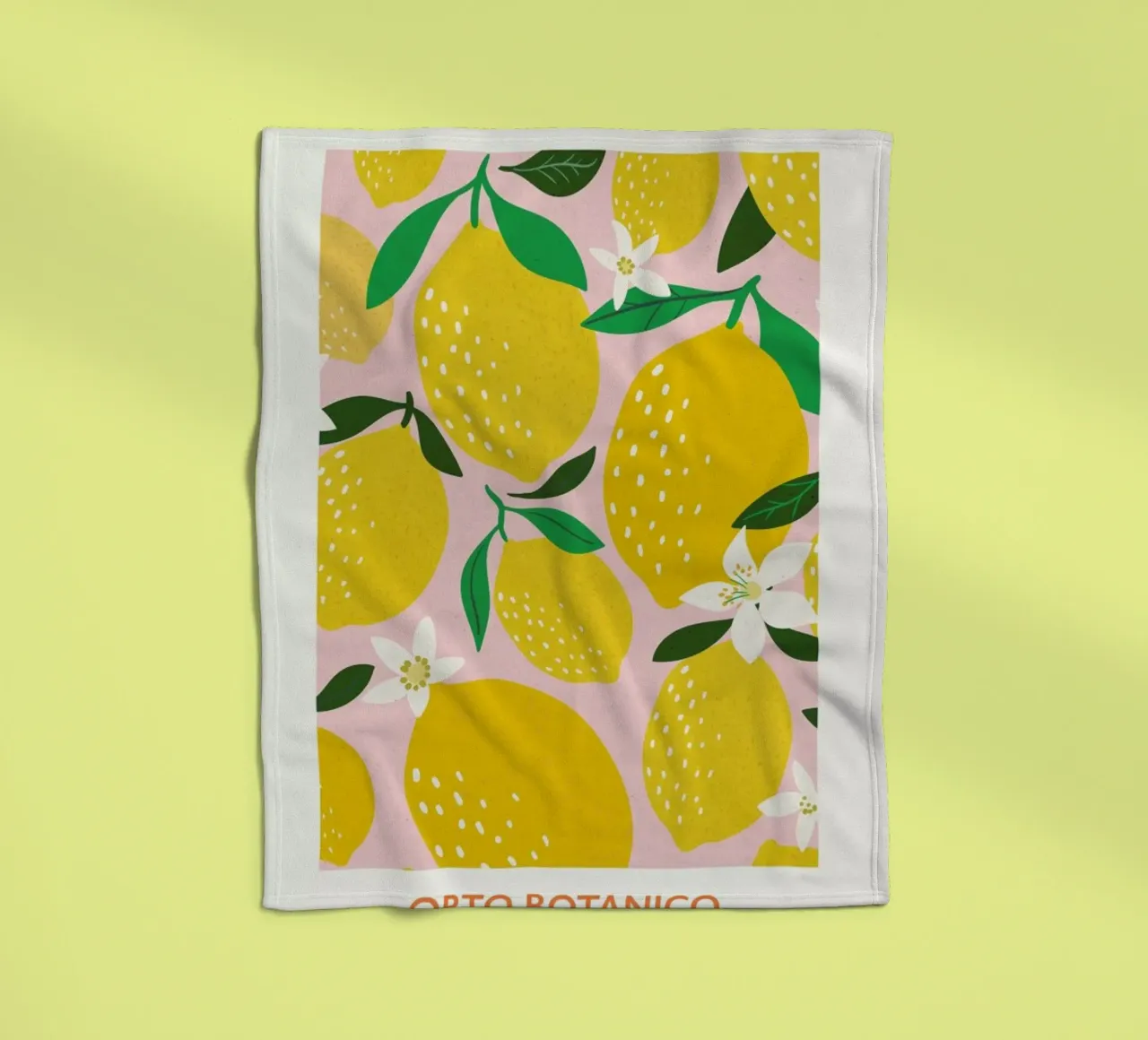 Orto Botanico fleece blanket by Pure