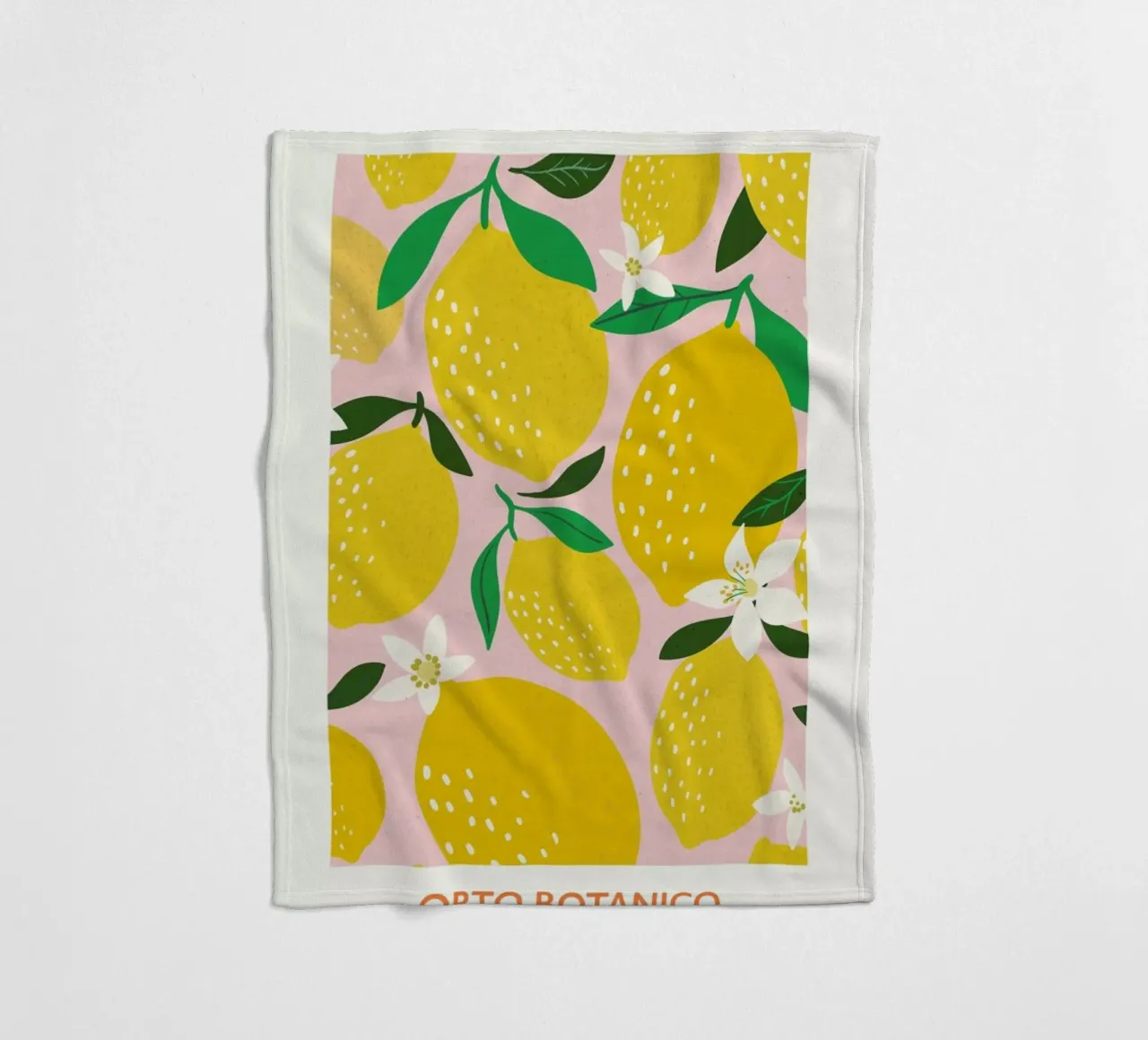 Orto Botanico fleece blanket by Pure