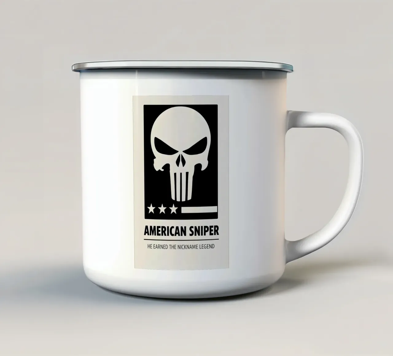 American Sniper Print tazza in smalto da MoviesArt