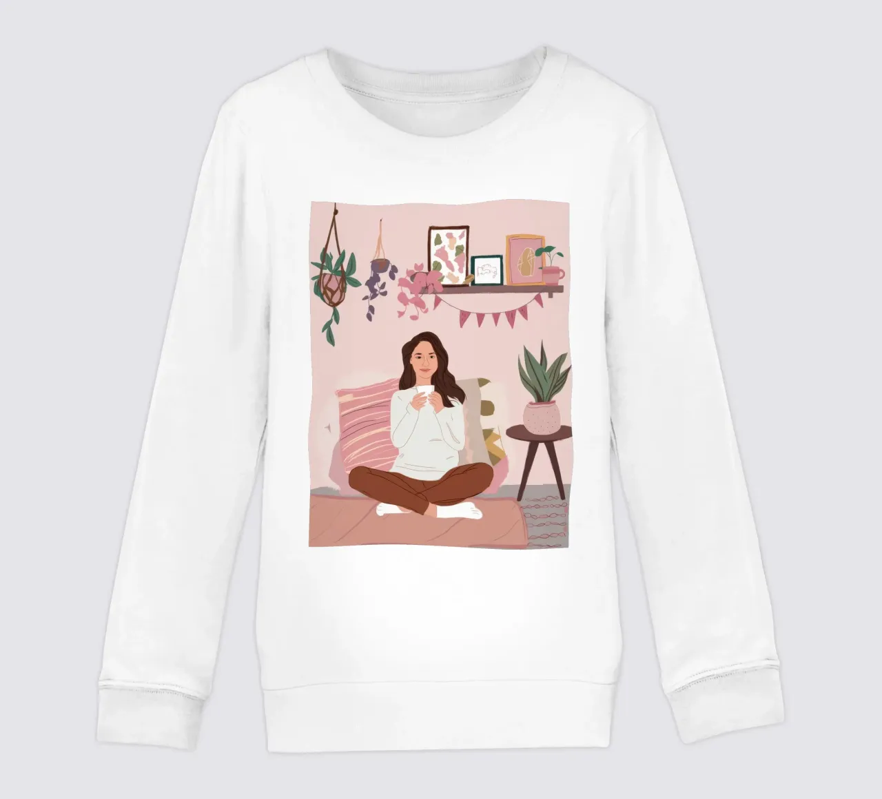 Tea and Green Time kids sweatshirt by Arcane Shade