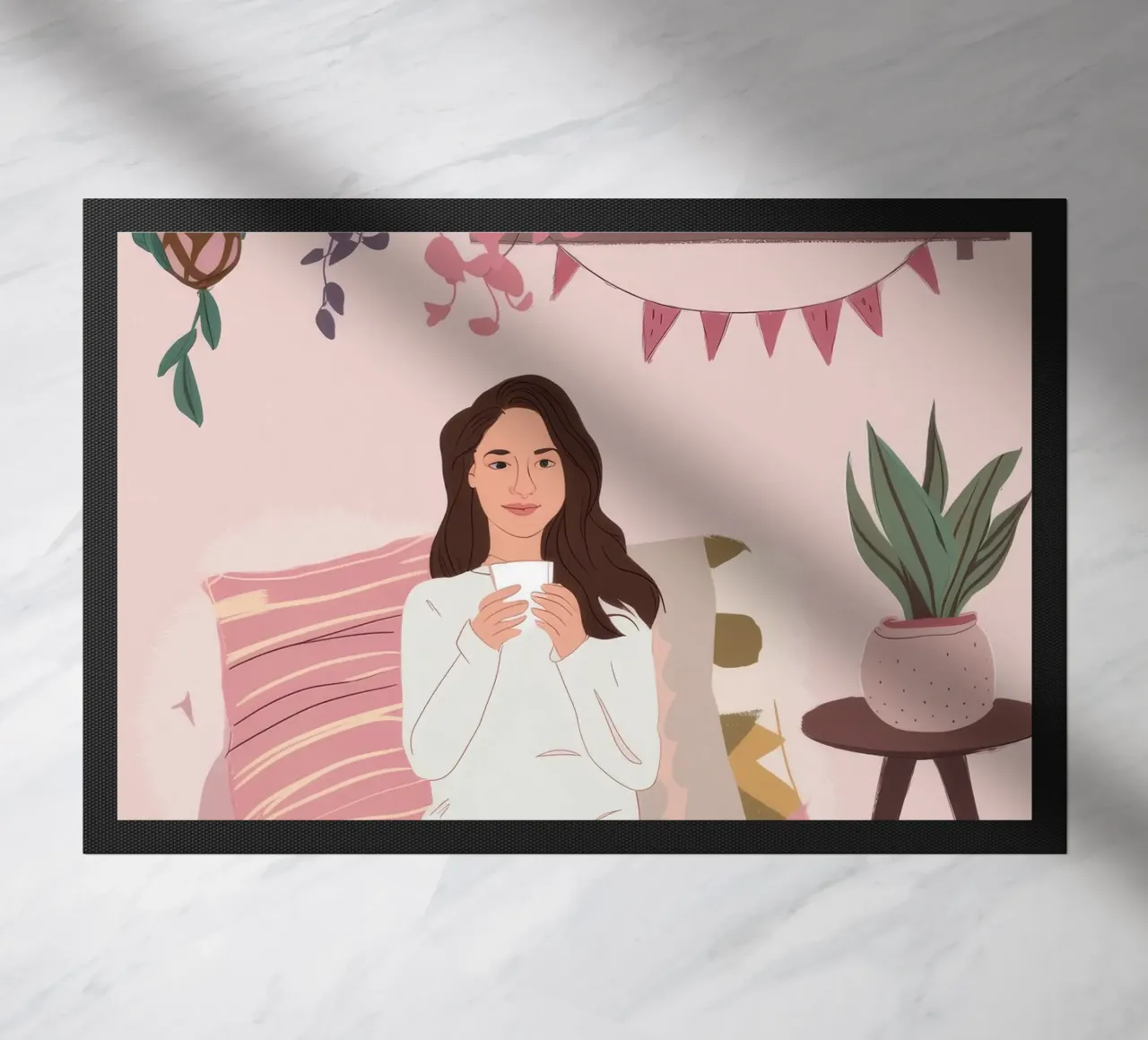 Tè e tempo verde zerbino da Arcane Shade