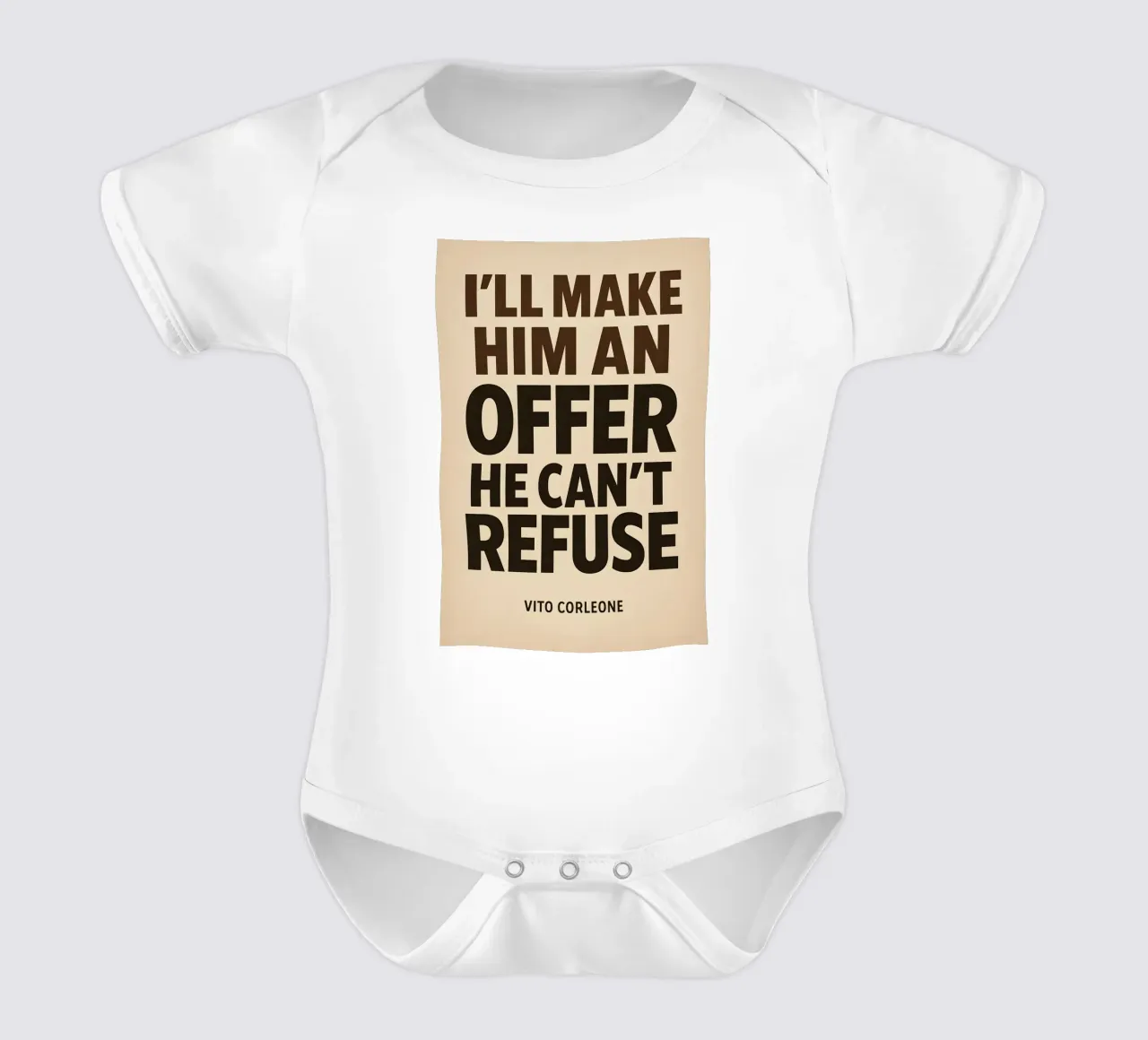 An Offer He Can’t Refuse Print babyrompertje korte mouwen van MoviesArt