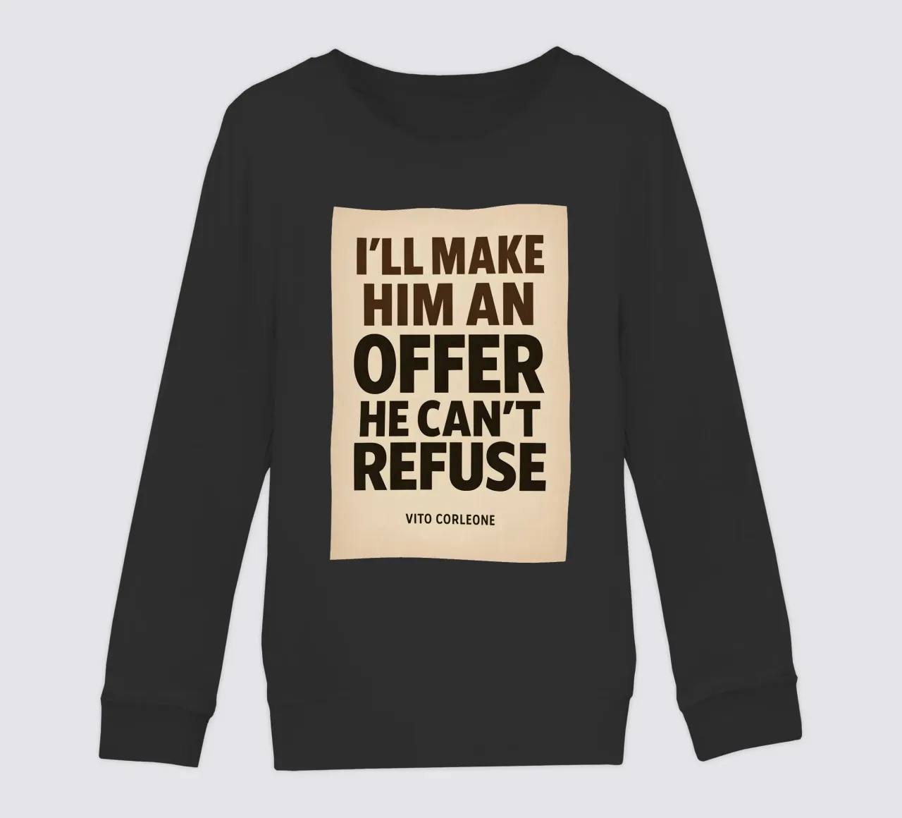 An Offer He Can’t Refuse Print felpa bambino da MoviesArt