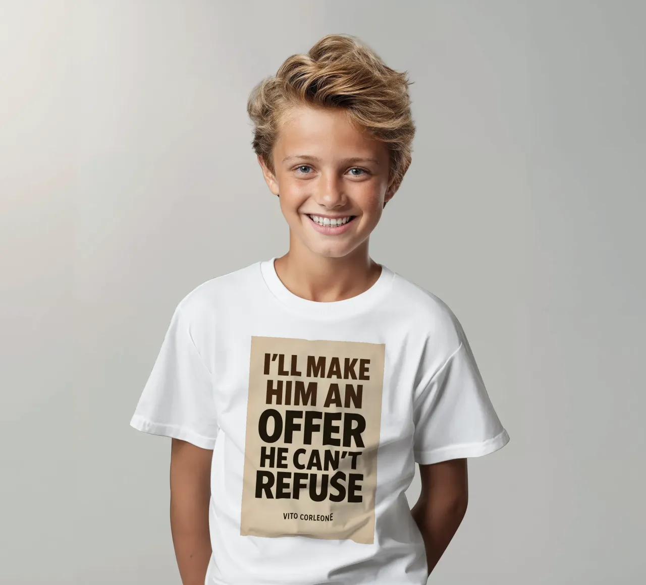 An Offer He Can’t Refuse Print t-shirt bambini da MoviesArt