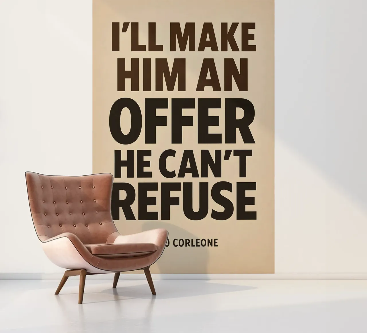 An Offer He Can’t Refuse Print papel para pared de MoviesArt