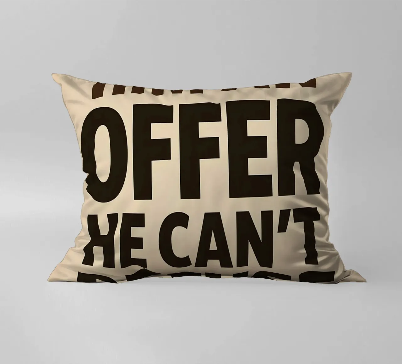 An Offer He Can’t Refuse Print cuscino da MoviesArt